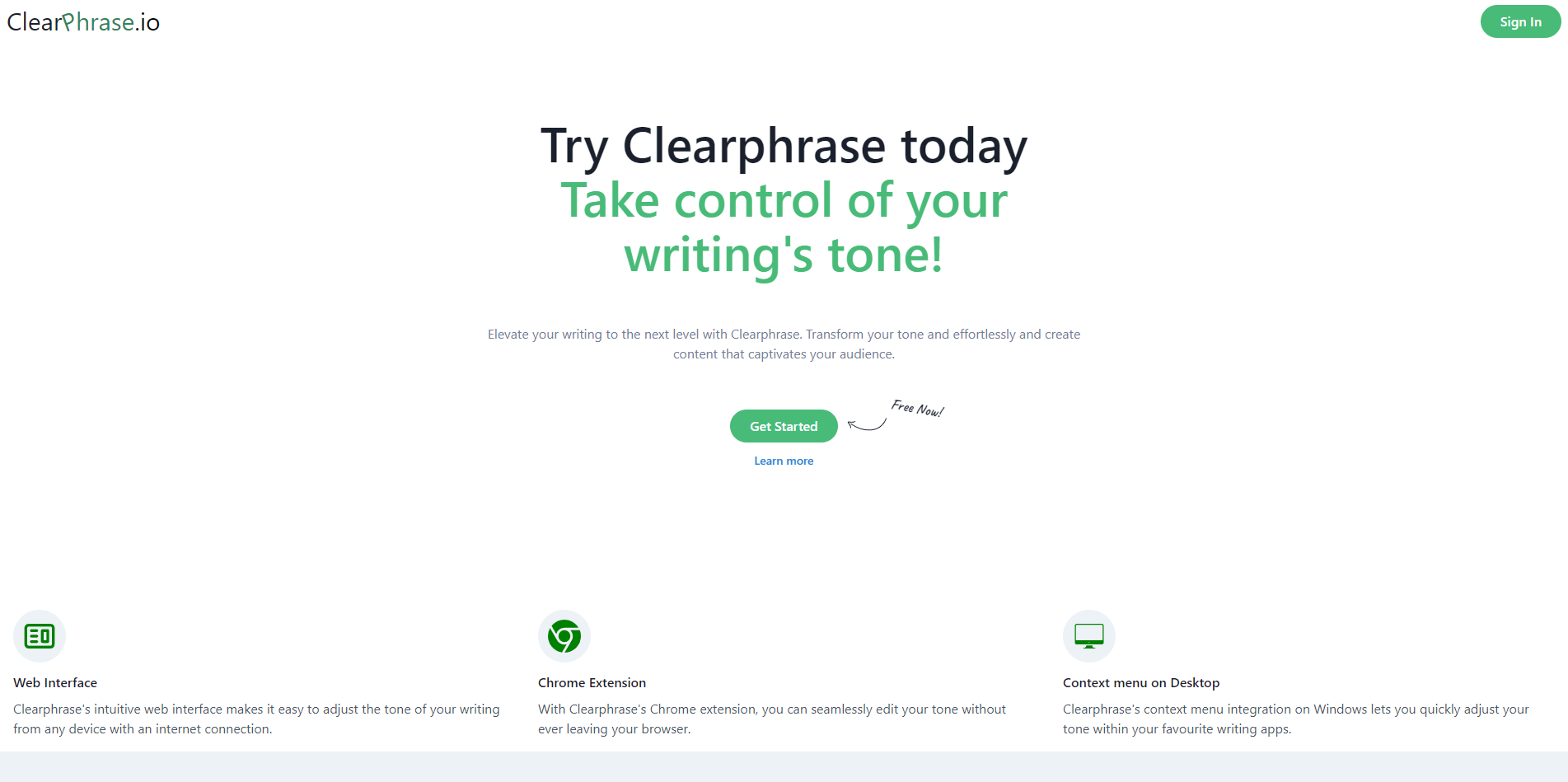 Clearphrase