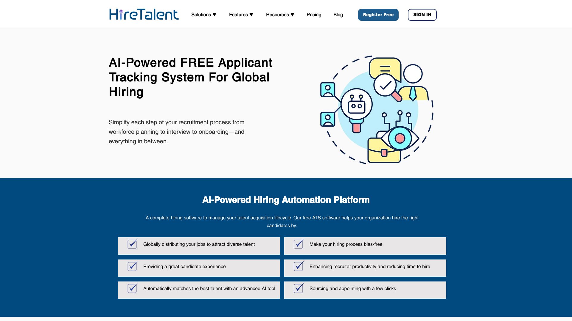 HireTalent-Free Applicant TrackingSystem