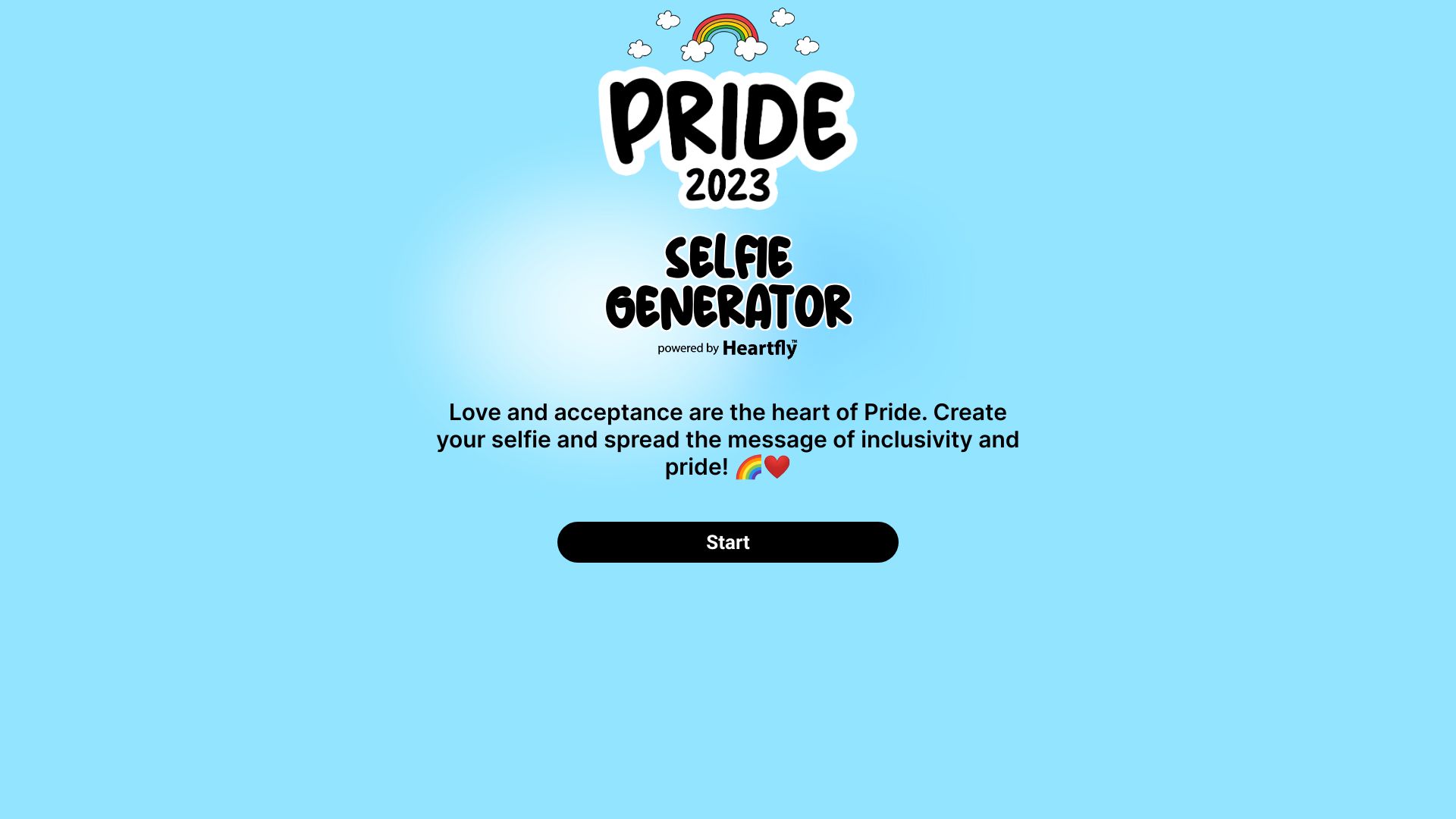 Pride Selfie Generator
