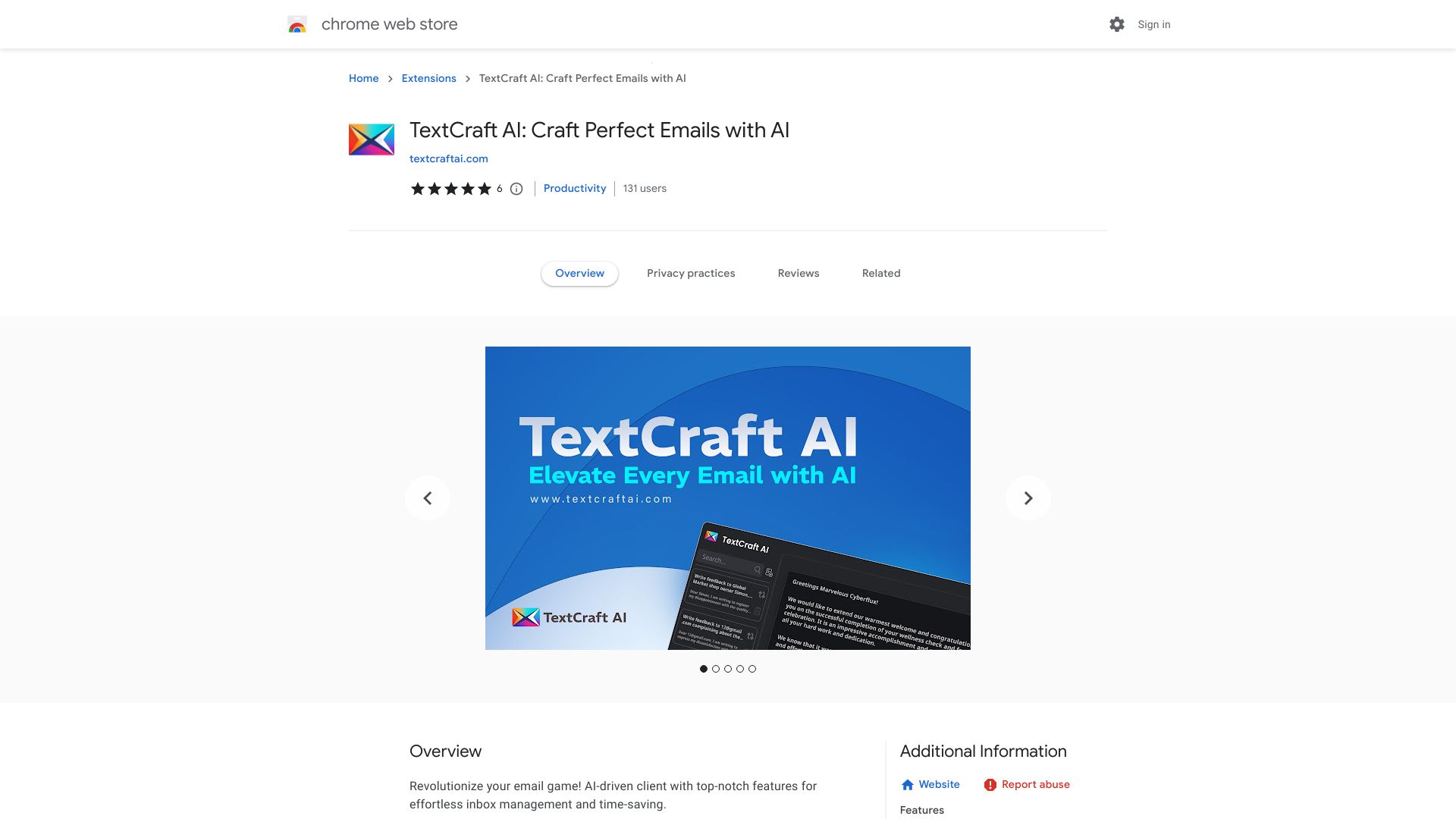 TextCraft AI