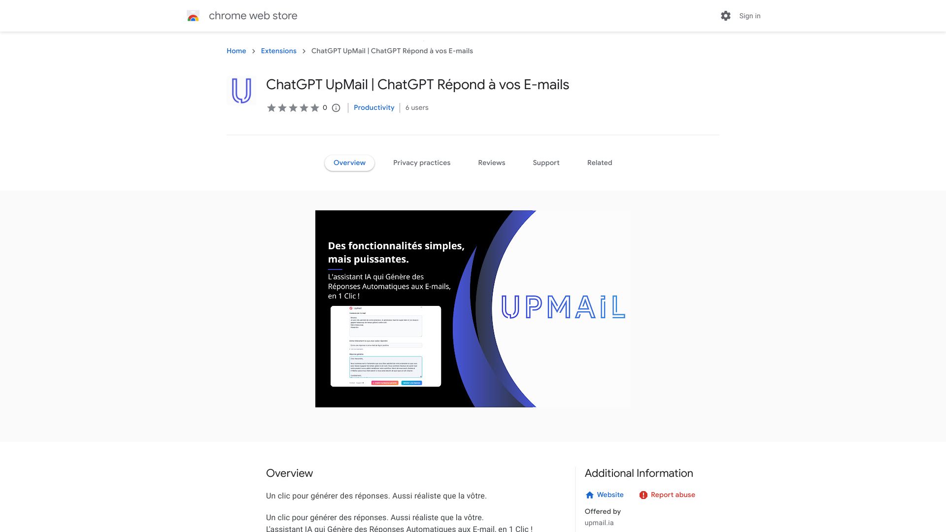 Upmail - AI Email Writer