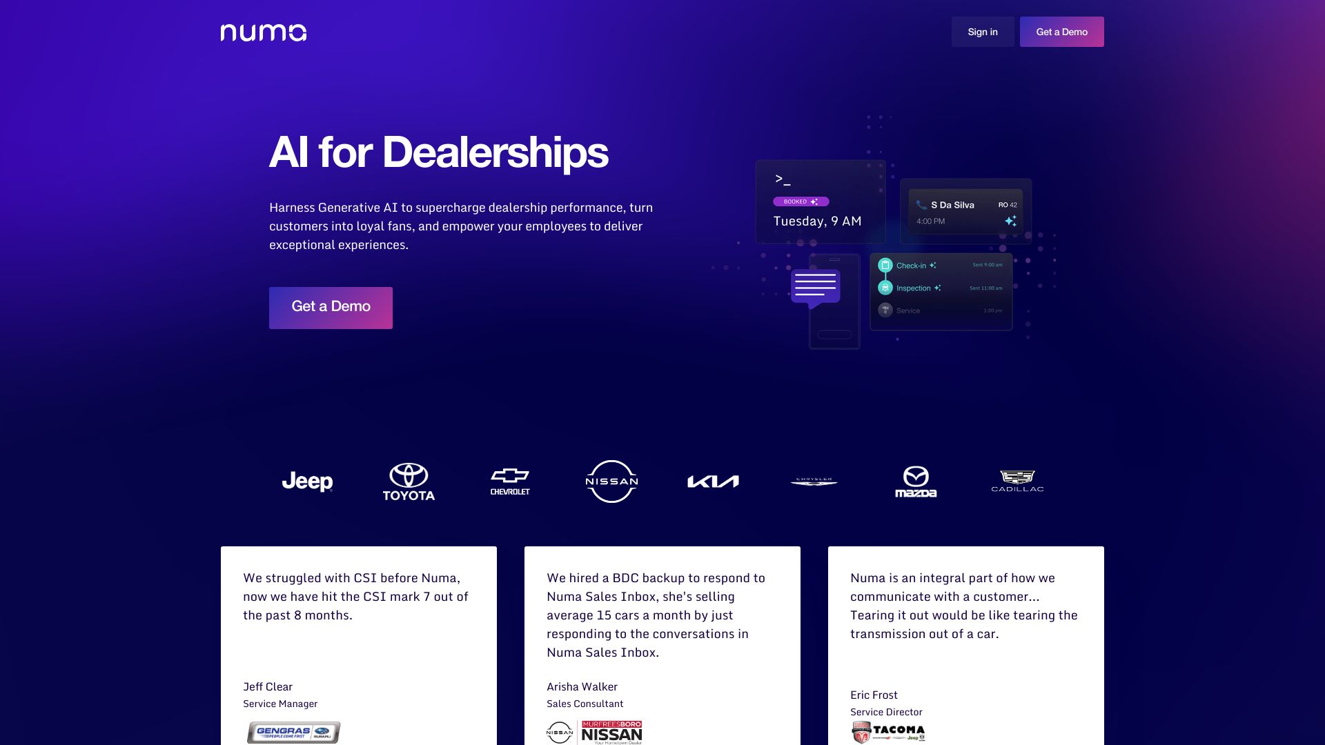 Numa | AI for Dealerships