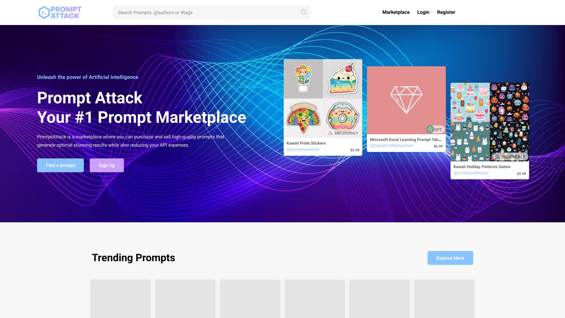 Prompt Attack - Your #1 Prompt Marketplace