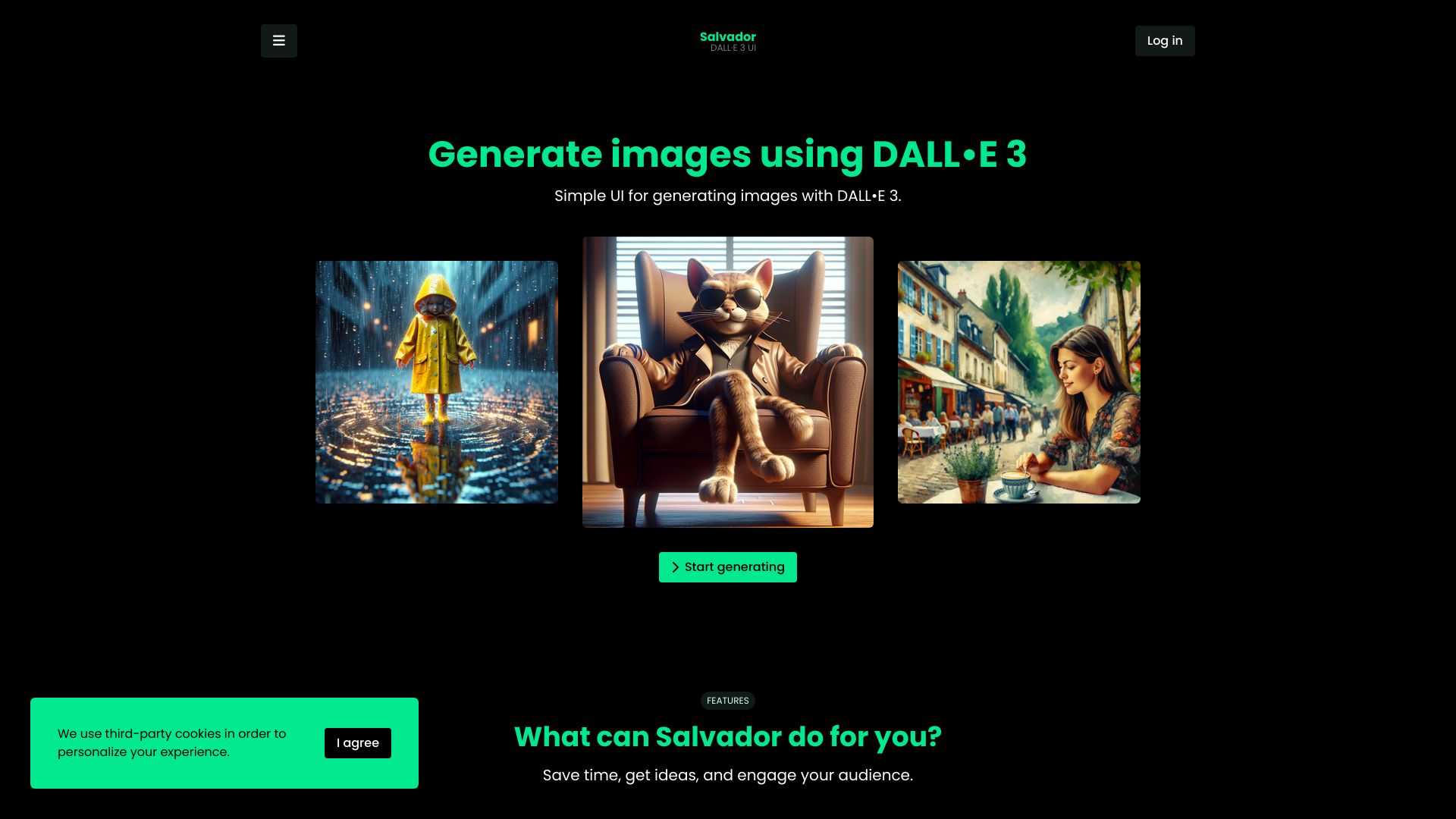 Salvador - DALL•E 3 UI