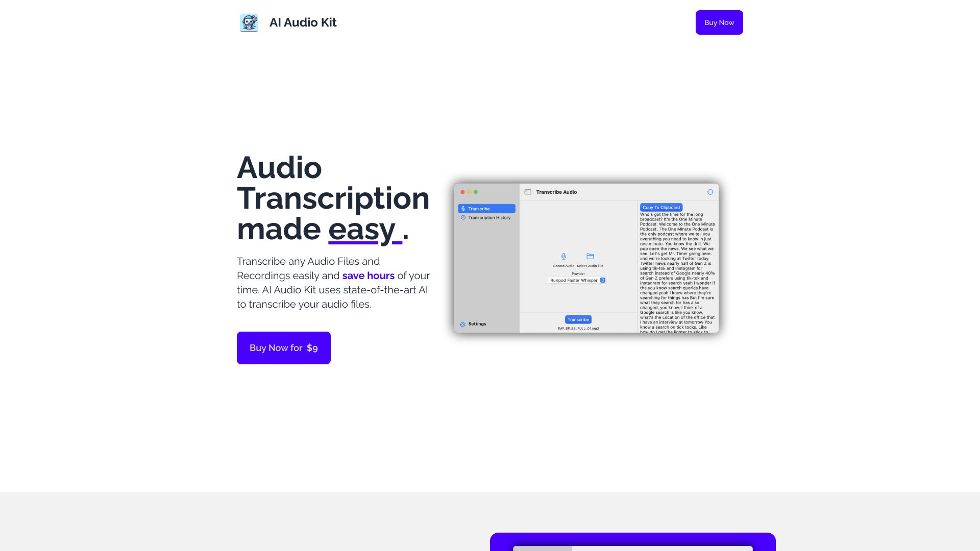 AI Audio Kit