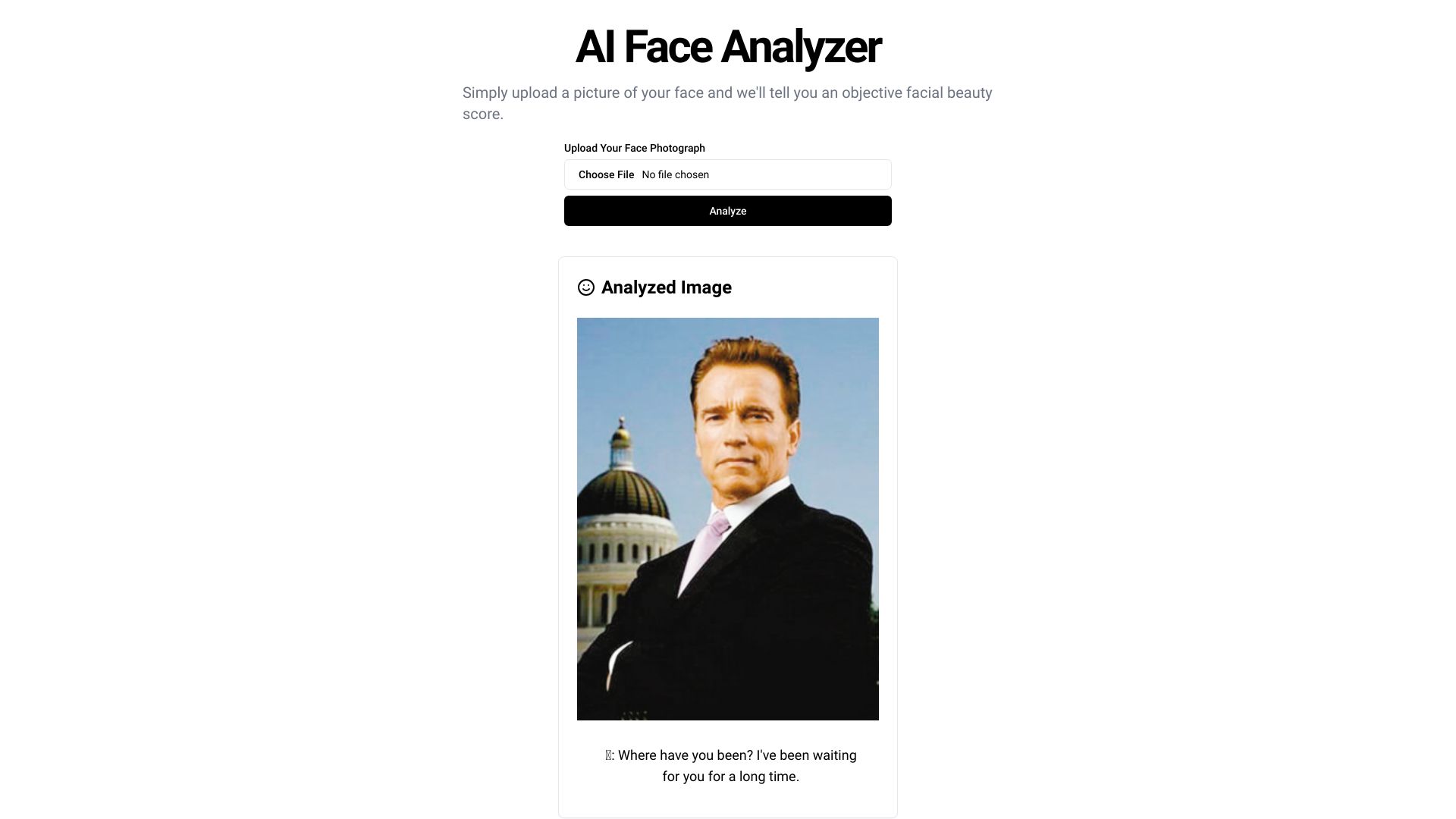 AI Face Analyzer-Beauty Score Calculator