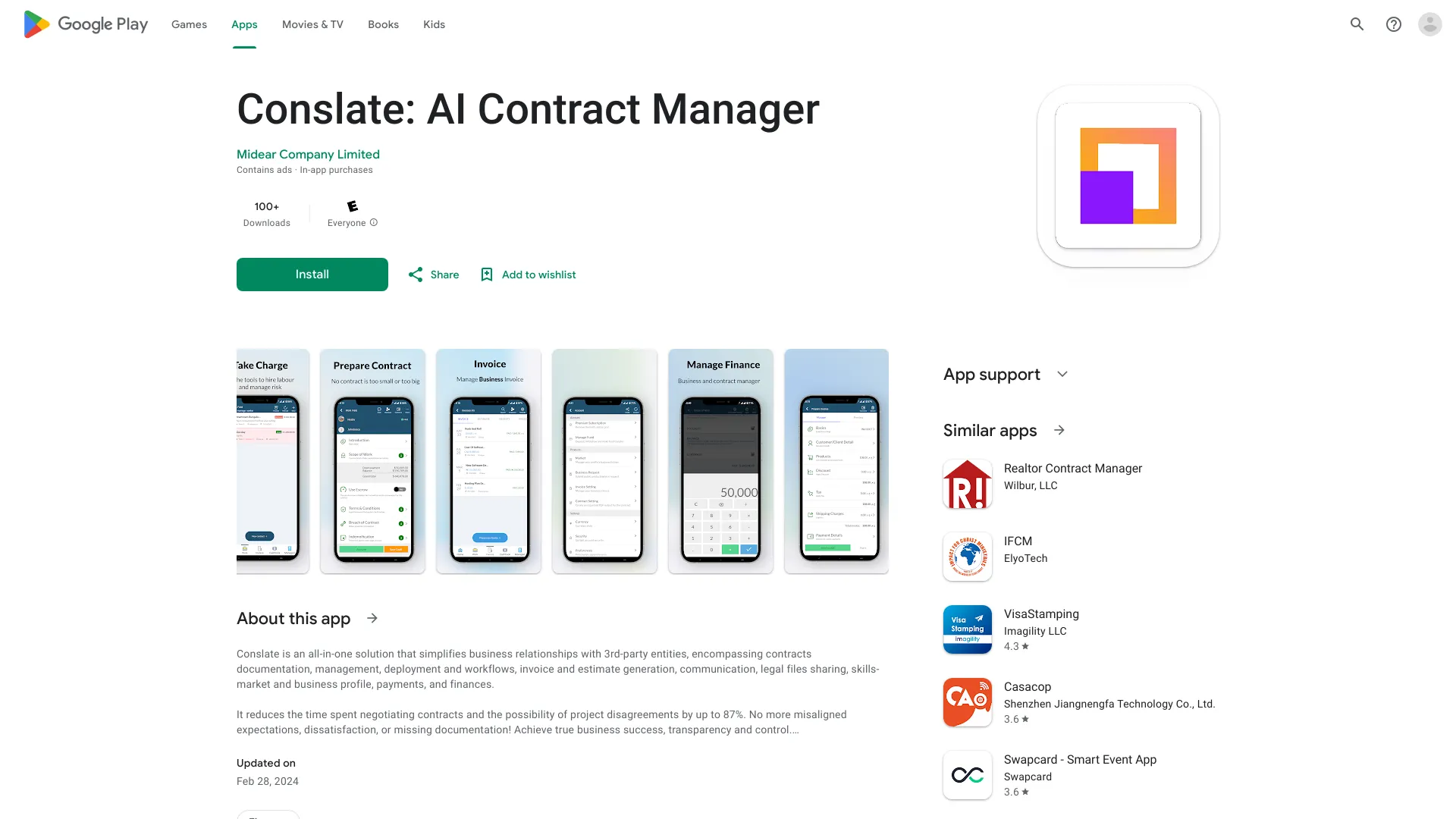Conslate: AI Contract Manager