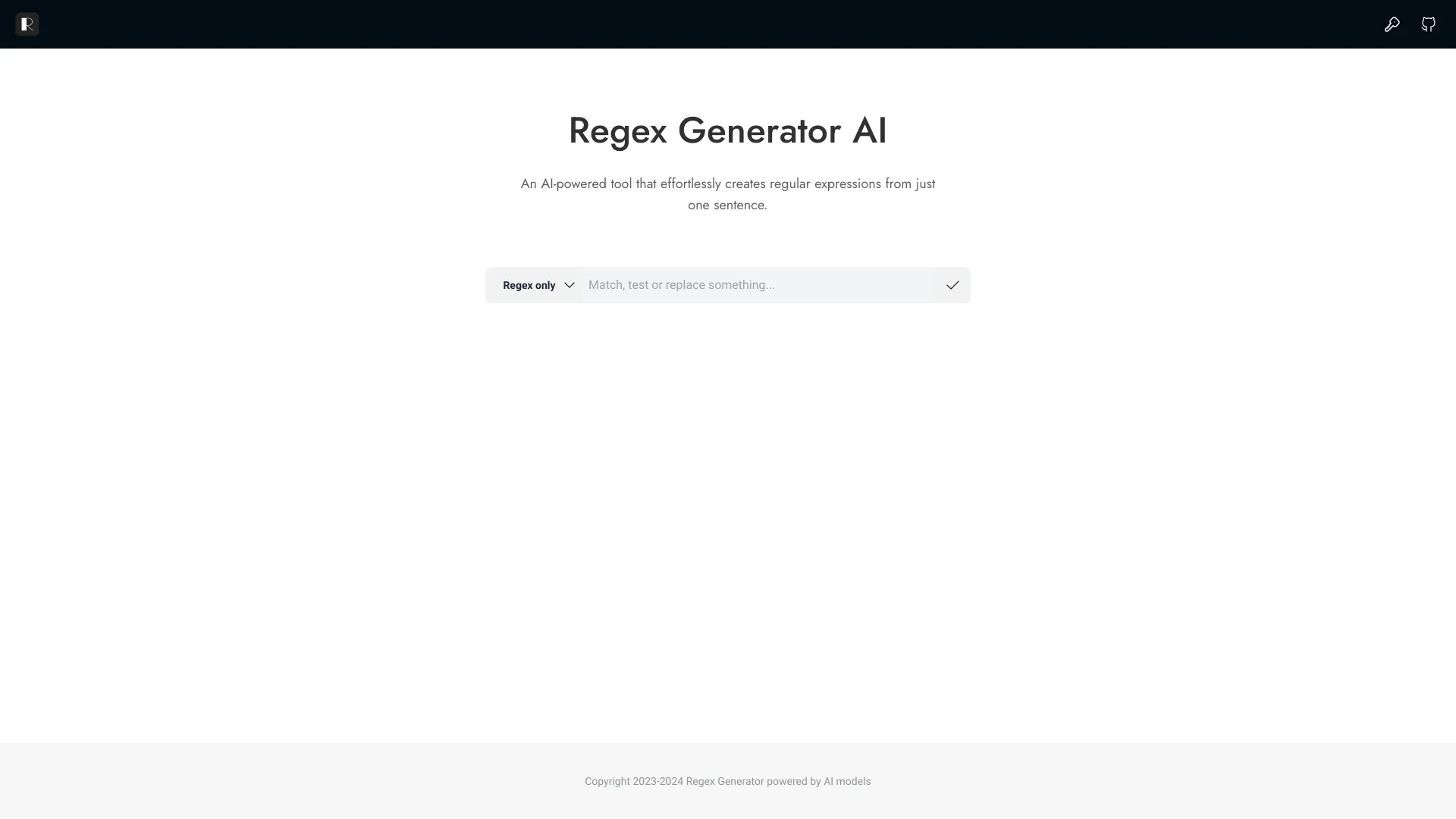 Regex Generator AI