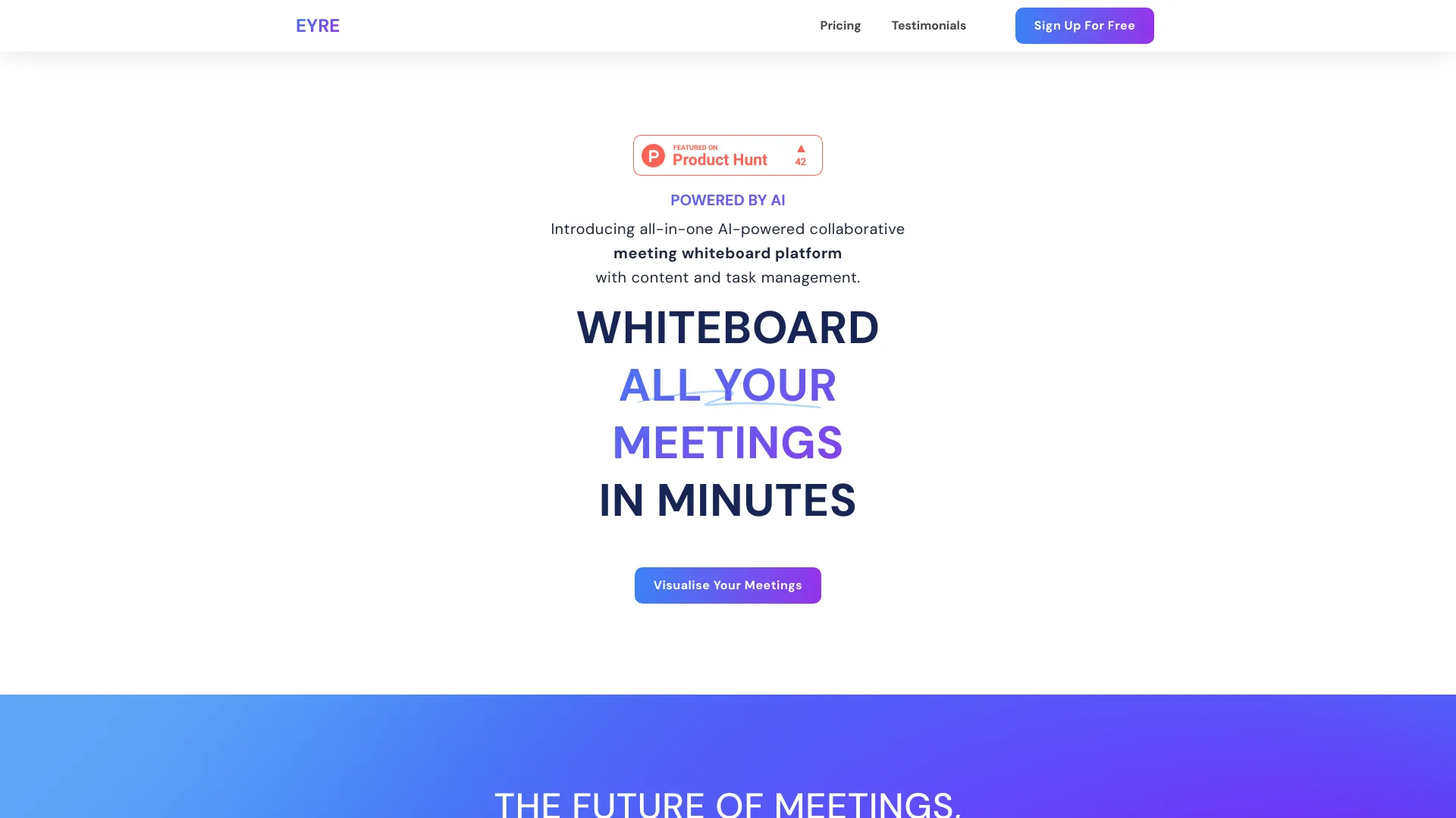 Eyre: Whiteboard Your Meetings