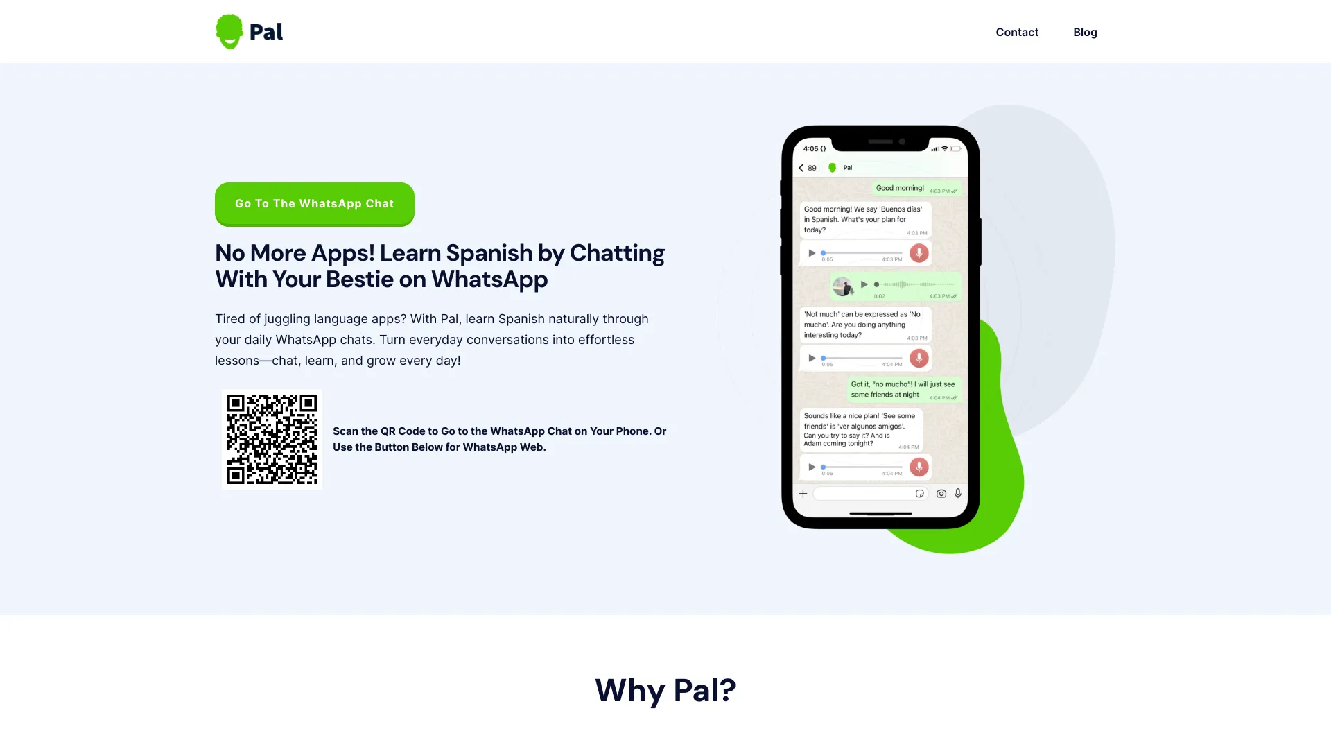 Pal - Learn Spanish on WhatsApp