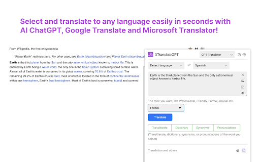 XTranslateGPT - Translate All