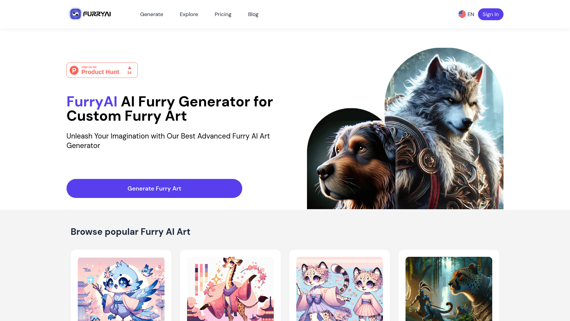 Furry AI Art Generator