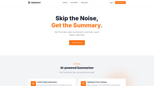 SkipWatch: AI YouTube Summarizer
