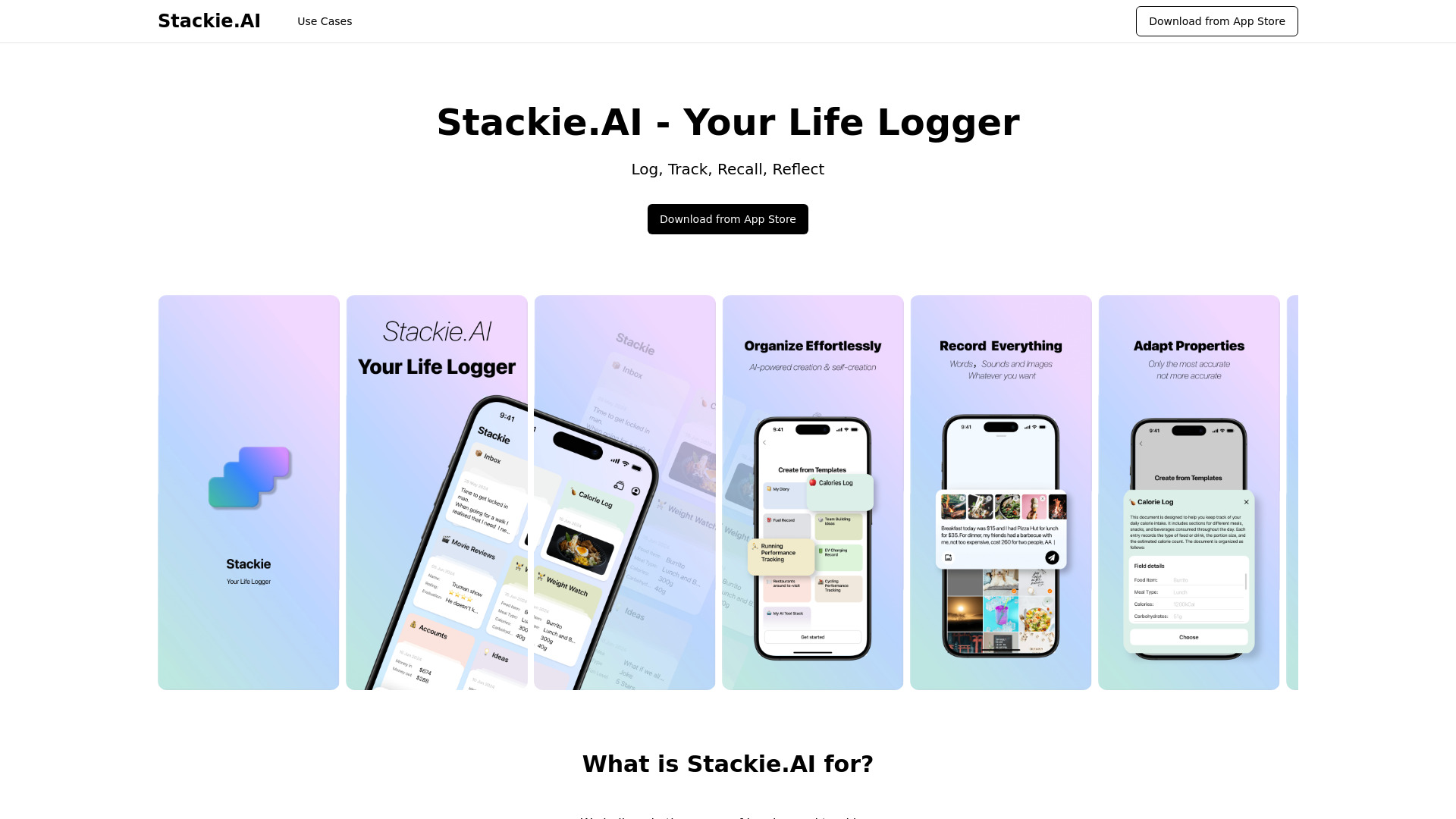 Stackie.AI (Notes, Tracker, Memo & More)