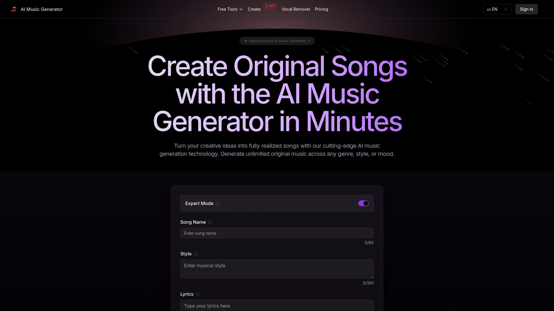 AI Music Generator